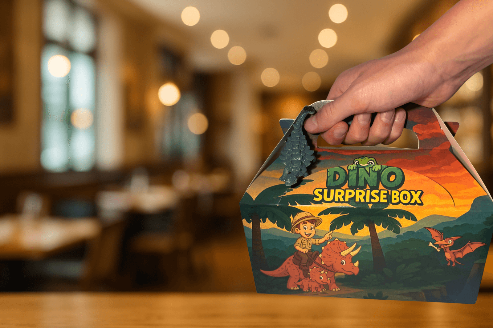Kidsbox dino met dino speelgoed - Afbeelding 5