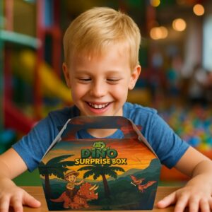 Kidsbox dino met dino speelgoed