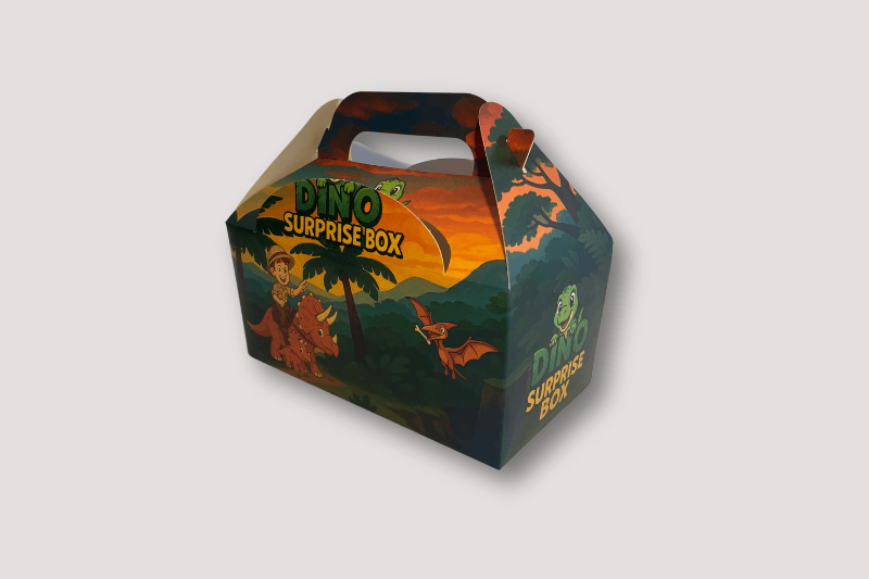 Kidsbox dino met dino speelgoed - Afbeelding 6