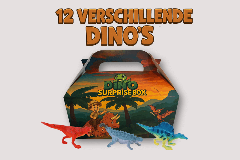 Kidsbox dino met dino speelgoed - Afbeelding 7