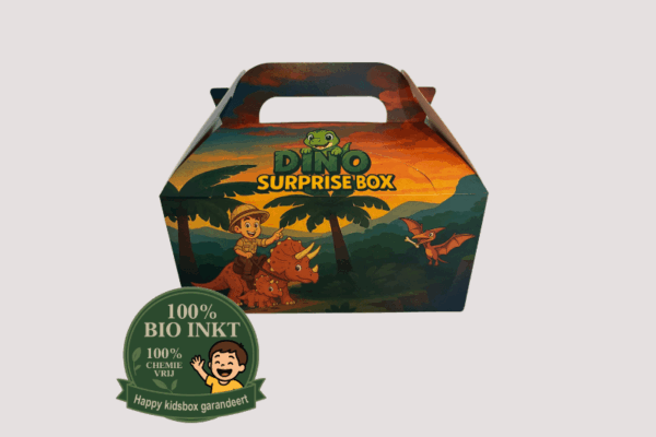 Kidsbox dino met dino speelgoed - Afbeelding 2